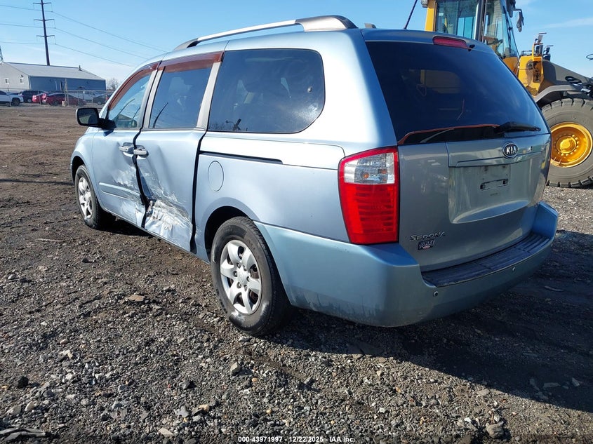 KIA SEDONA 2009 VIN KNDMB233496315844