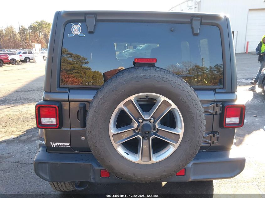 2019 Jeep Wrangler Unlimited Sahara 4X4 VIN: 1C4HJXEG6KW577369 Lot: 43972014