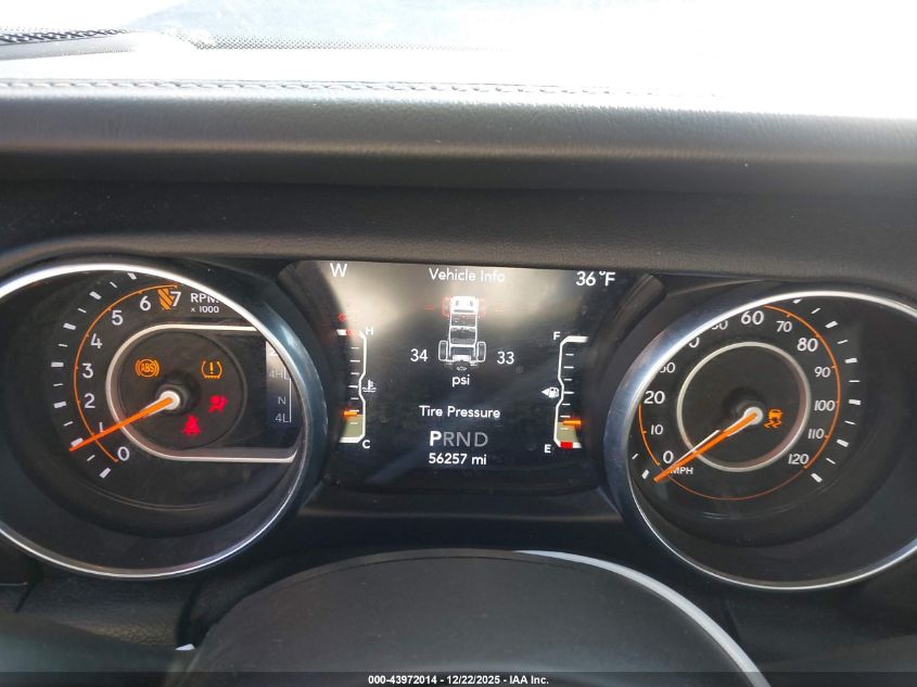 2019 Jeep Wrangler Unlimited Sahara 4X4 VIN: 1C4HJXEG6KW577369 Lot: 43972014