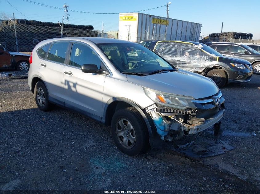 2015 Honda Cr-V Lx VIN: 5J6RM4H38FL001657 Lot: 43972019