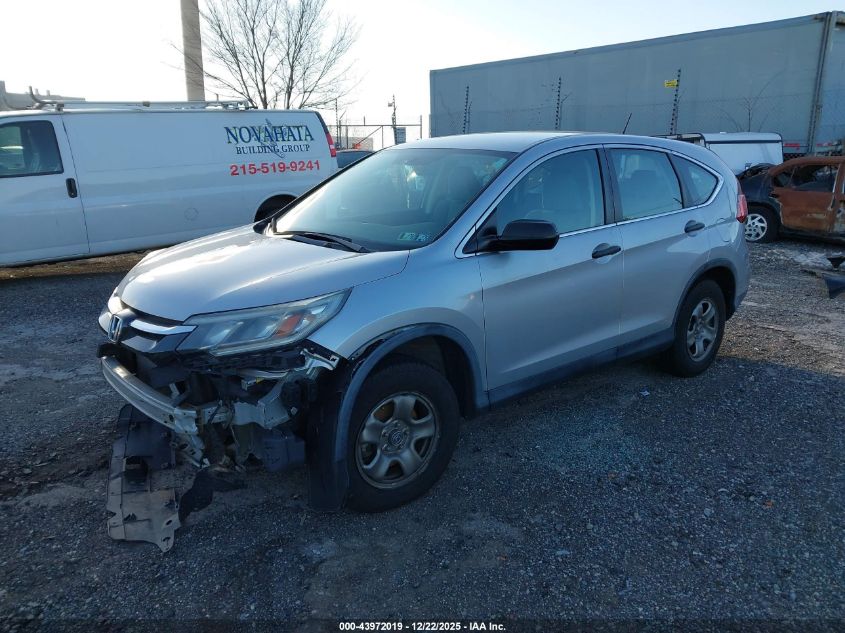 2015 Honda Cr-V Lx VIN: 5J6RM4H38FL001657 Lot: 43972019