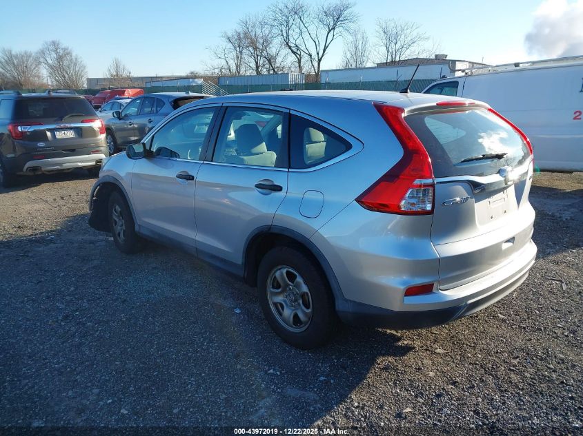2015 Honda Cr-V Lx VIN: 5J6RM4H38FL001657 Lot: 43972019