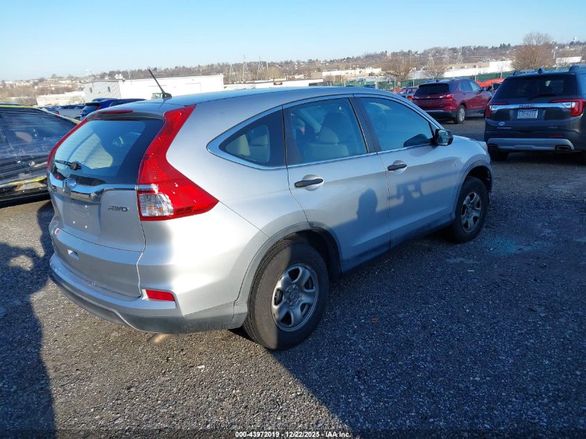 2015 Honda Cr-V Lx VIN: 5J6RM4H38FL001657 Lot: 43972019
