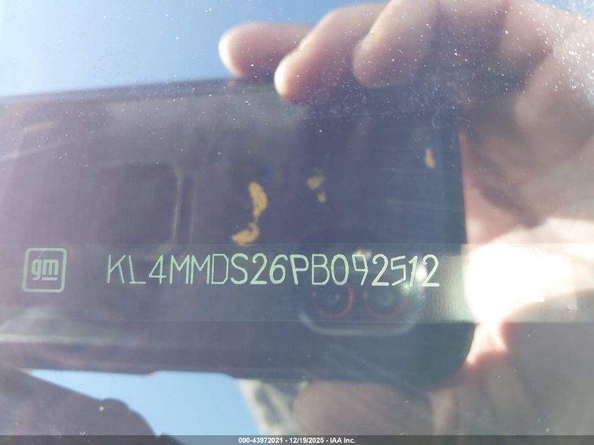 2023 Buick Encore Gx Select Fwd VIN: KL4MMDS26PB092512 Lot: 43972021