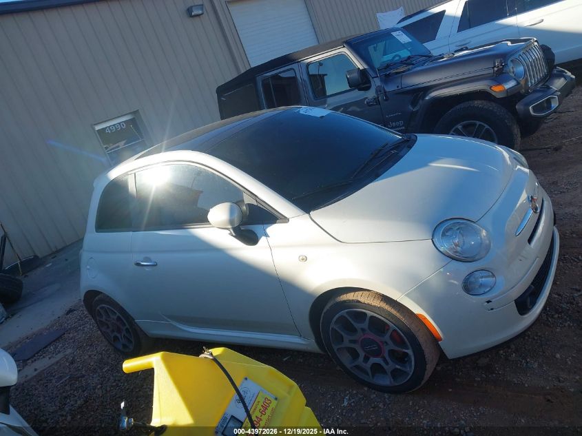 2012 Fiat 500 Sport VIN: 3C3CFFBR4CT110295 Lot: 43972026