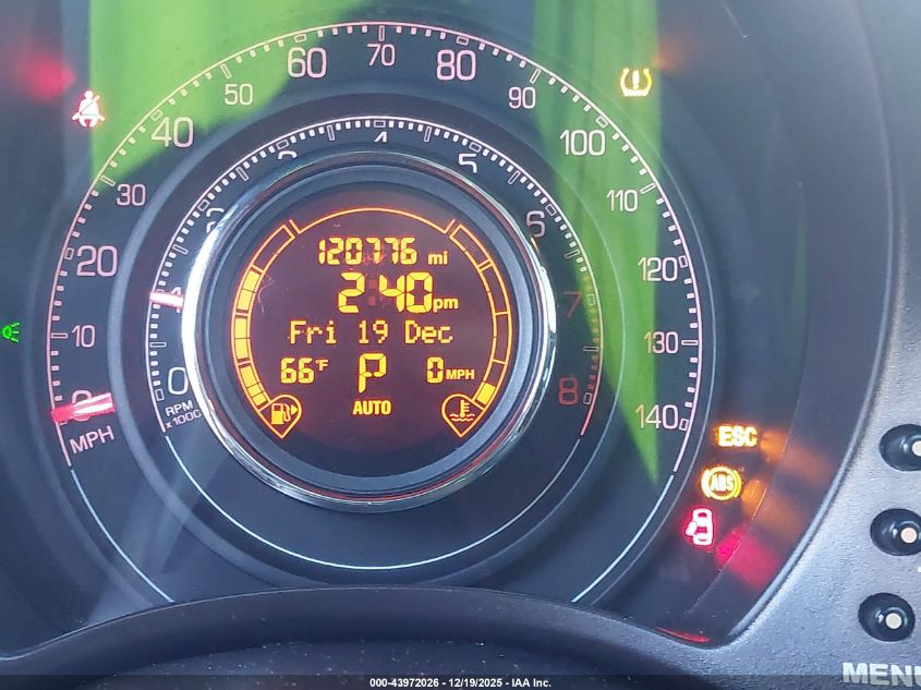 2012 Fiat 500 Sport VIN: 3C3CFFBR4CT110295 Lot: 43972026