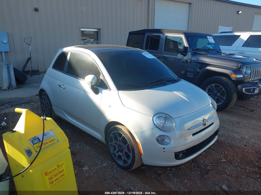 3C3CFFBR4CT110295 2012 Fiat 500 Sport auction photo 1