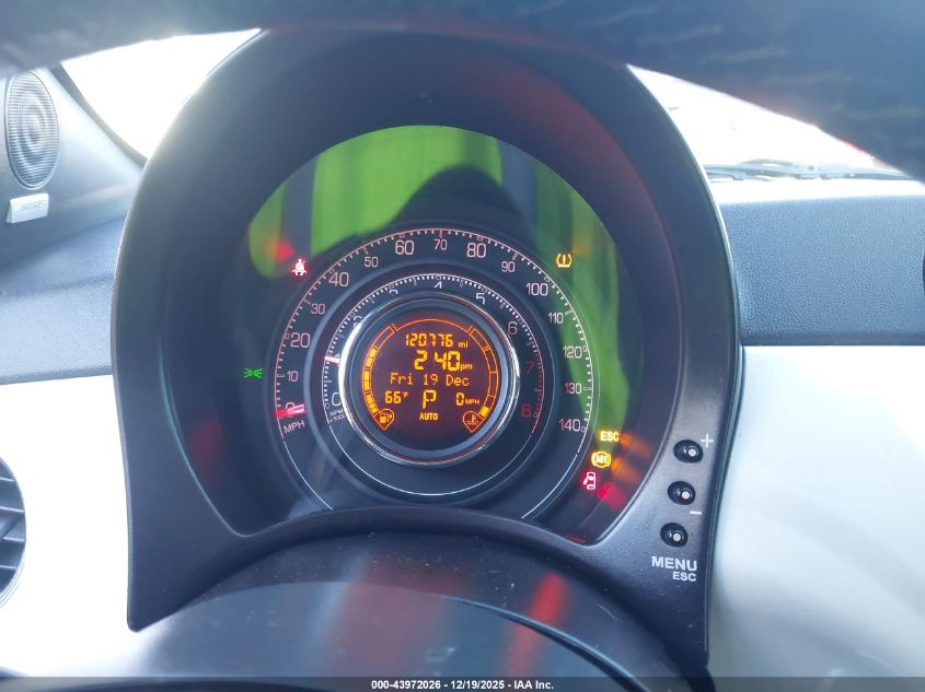 2012 Fiat 500 Sport VIN: 3C3CFFBR4CT110295 Lot: 43972026