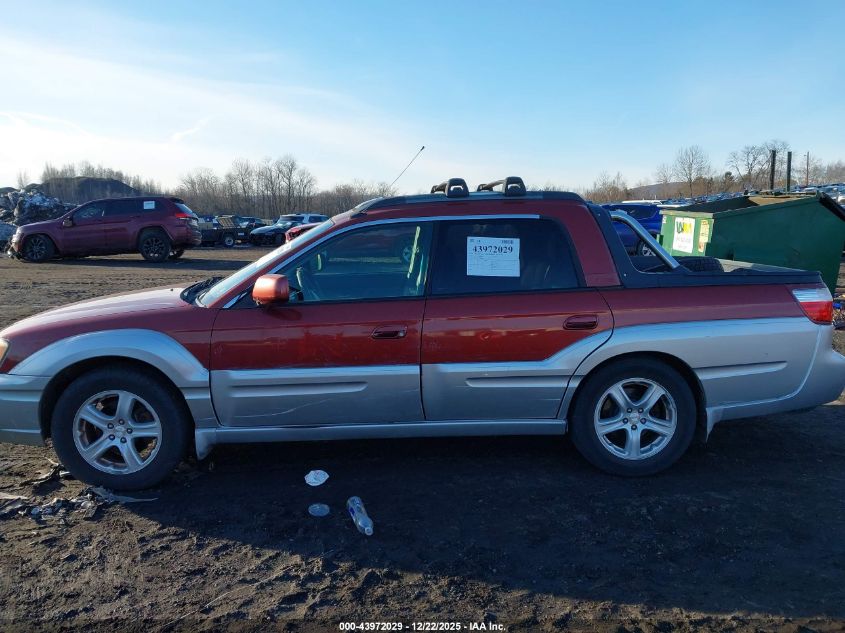 2003 Subaru Baja VIN: 4S4BT61C137102684 Lot: 43972029