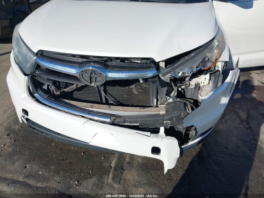 2016 Toyota Highlander Xle V6 VIN: 5TDKKRFH4GS502702 Lot: 43972040