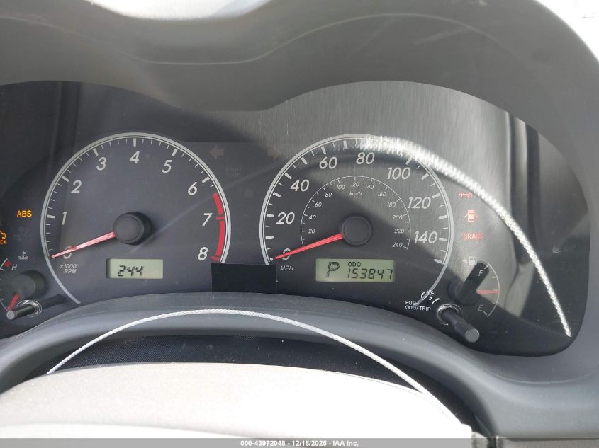 2009 Toyota Corolla Le VIN: JTDBL40E29J047850 Lot: 43972048