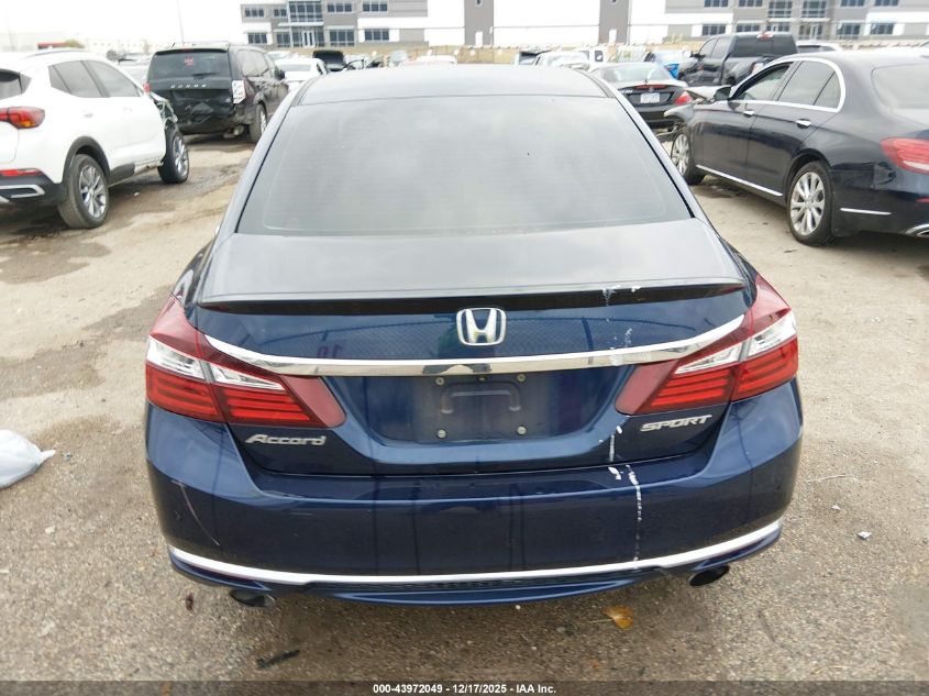 2016 Honda Accord Sport VIN: 1HGCR2F52GA146410 Lot: 43972049