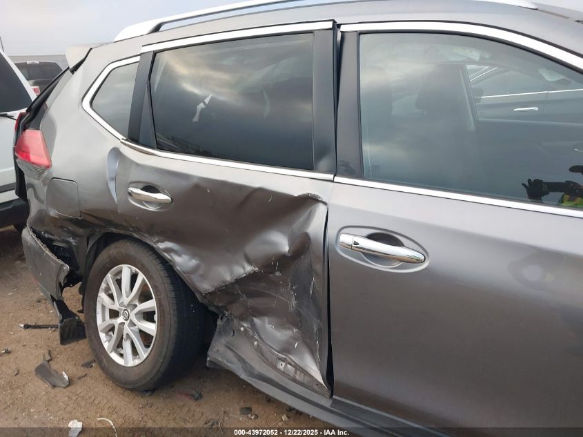 2017 Nissan Rogue Sv VIN: KNMAT2MT7HP550987 Lot: 43972052