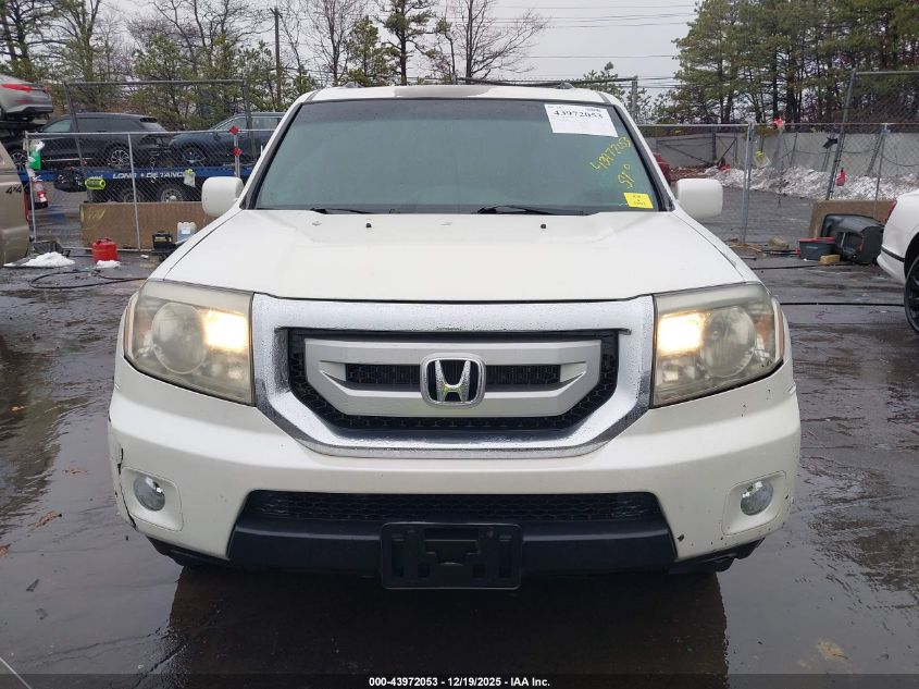 2011 Honda Pilot Touring VIN: 5FNYF4H97BB066268 Lot: 43972053