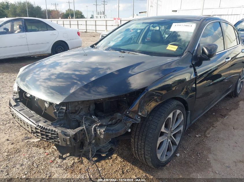 2015 Honda Accord Sport VIN: 1HGCR2F58FA138360 Lot: 43972064