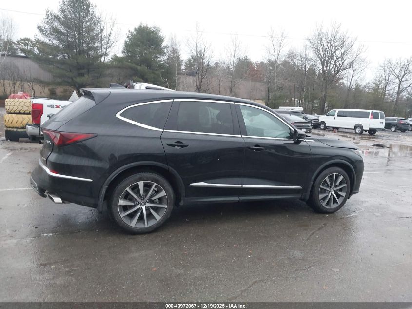 2025 Acura Mdx Technology Package VIN: 5J8YE1H49SL001720 Lot: 43972067