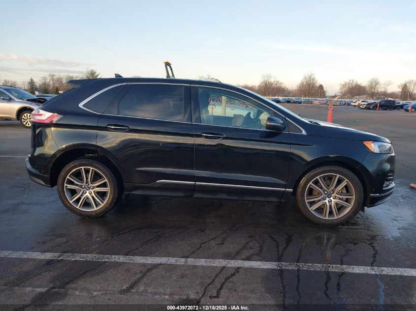 2019 Ford Edge Titanium VIN: 2FMPK4K92KBB08922 Lot: 43972072