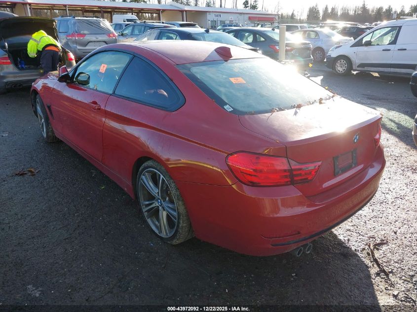2014 BMW 428I VIN: WBA3N3C53EF712625 Lot: 43972092