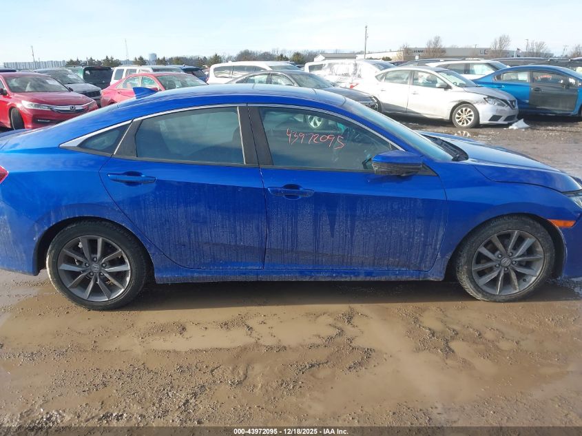 2019 Honda Civic Ex VIN: 19XFC1F3XKE202783 Lot: 43972095