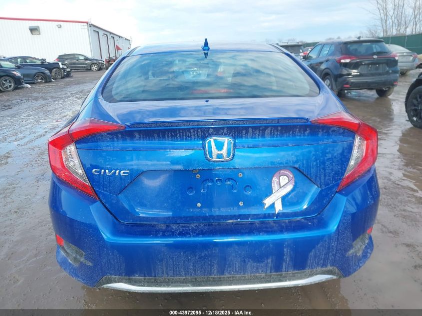 2019 Honda Civic Ex VIN: 19XFC1F3XKE202783 Lot: 43972095