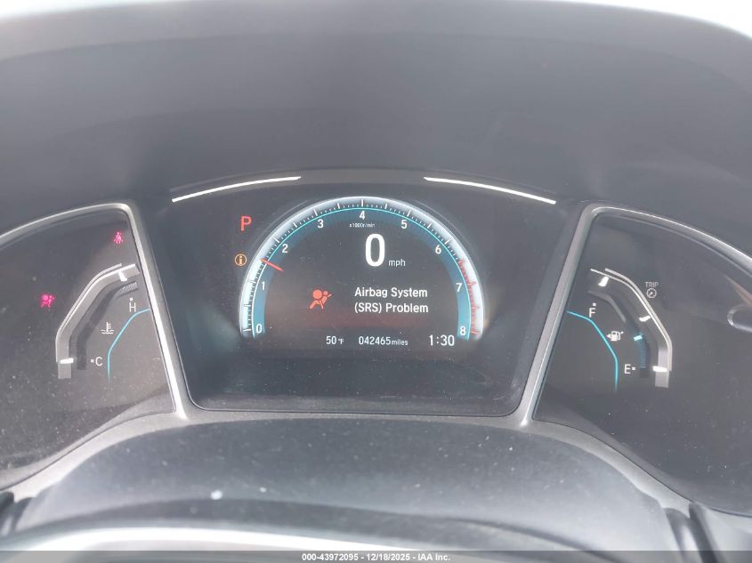 2019 Honda Civic Ex VIN: 19XFC1F3XKE202783 Lot: 43972095