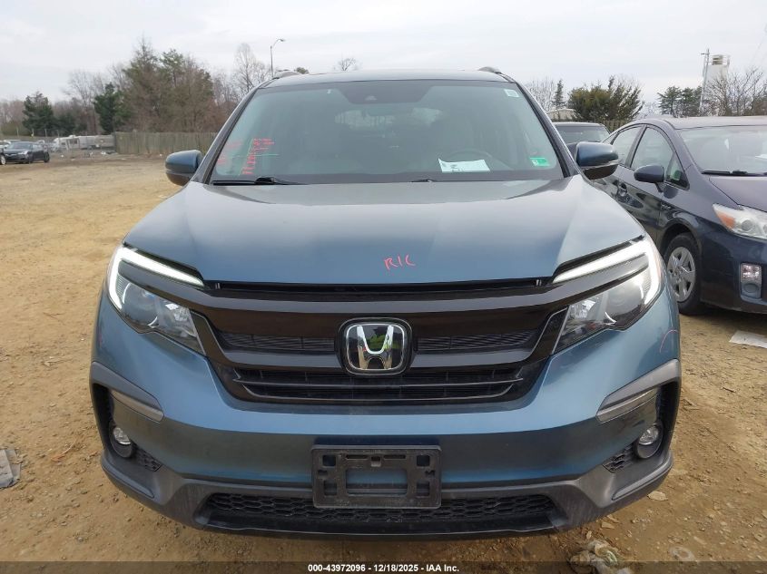 2022 Honda Pilot 2Wd Special Edition VIN: 5FNYF5H24NB007711 Lot: 43972096