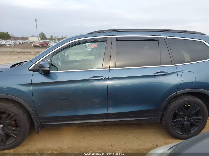 2022 Honda Pilot 2Wd Special Edition VIN: 5FNYF5H24NB007711 Lot: 43972096