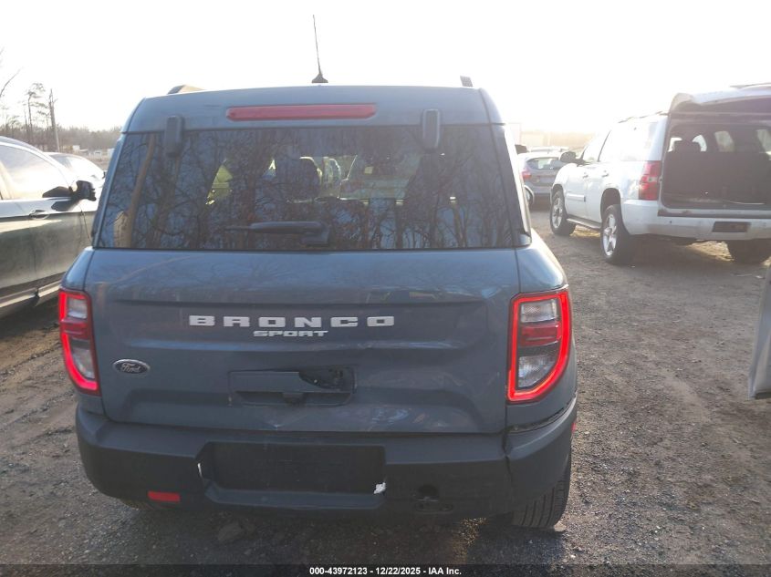 2024 Ford Bronco Sport Big Bend VIN: 3FMCR9B66RRF38817 Lot: 43972123