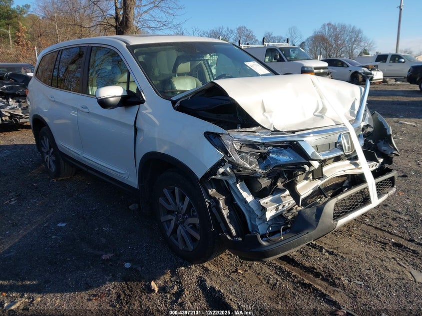 5FNYF5H55KB004130 2019 Honda Pilot Ex-L auction photo 1
