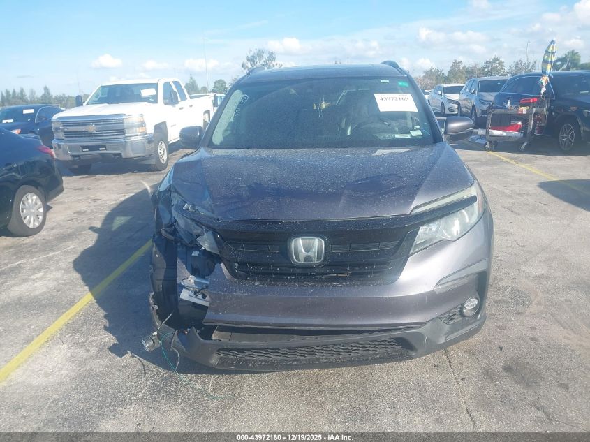 2021 Honda Pilot 2Wd Special Edition VIN: 5FNYF5H23MB010596 Lot: 43972160