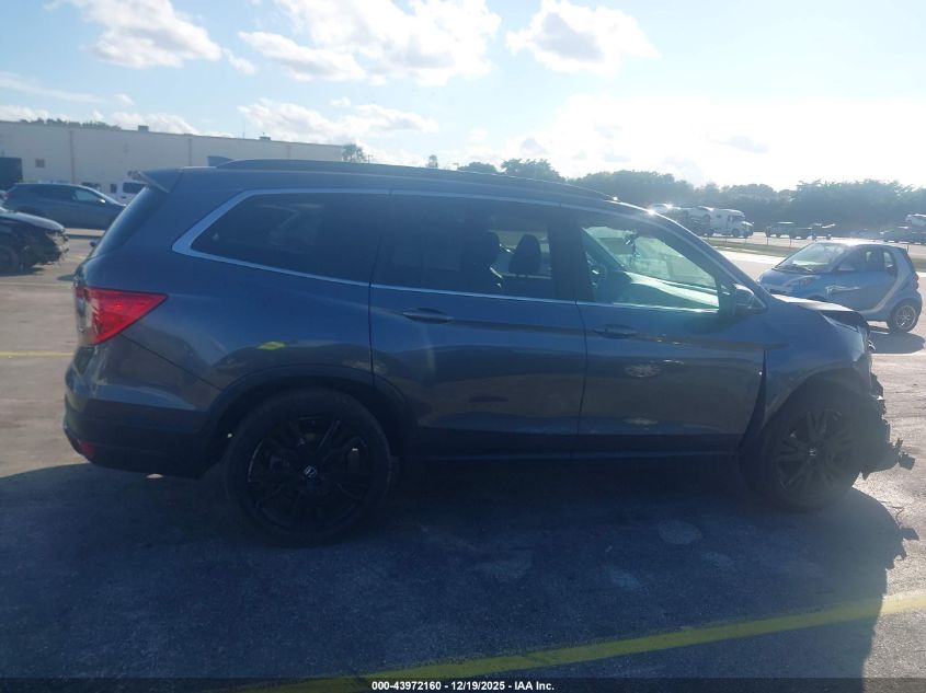 2021 Honda Pilot 2Wd Special Edition VIN: 5FNYF5H23MB010596 Lot: 43972160