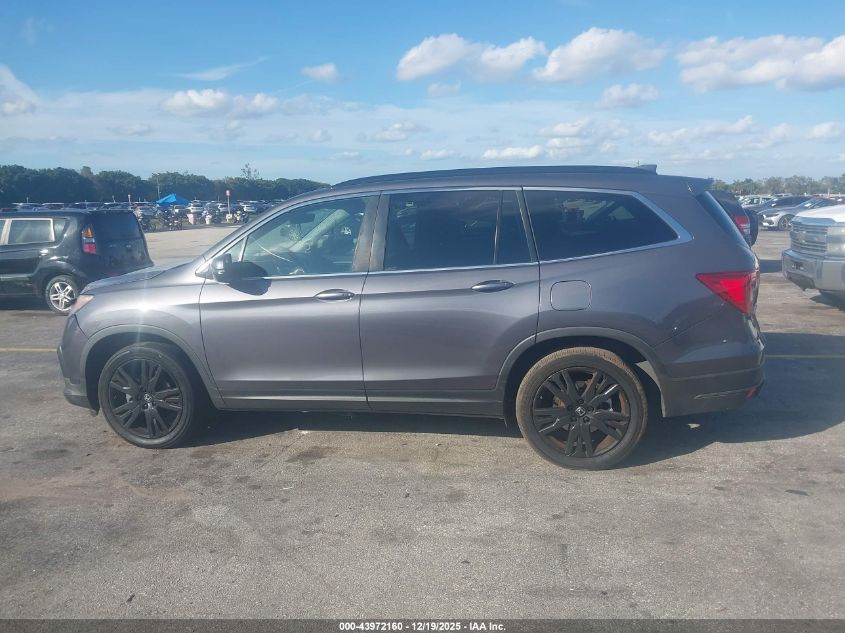 2021 Honda Pilot 2Wd Special Edition VIN: 5FNYF5H23MB010596 Lot: 43972160