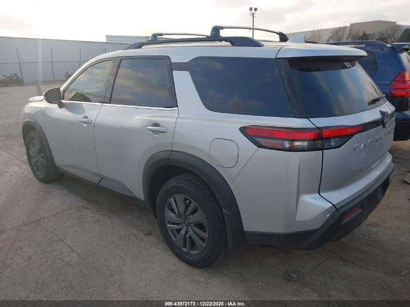 2025 Nissan Pathfinder Sv Fwd VIN: 5N1DR3BAXSC302066 Lot: 43972173
