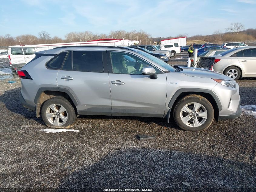 2020 Toyota Rav4 Hybrid Xle VIN: 2T3RWRFV5LW091750 Lot: 43972175