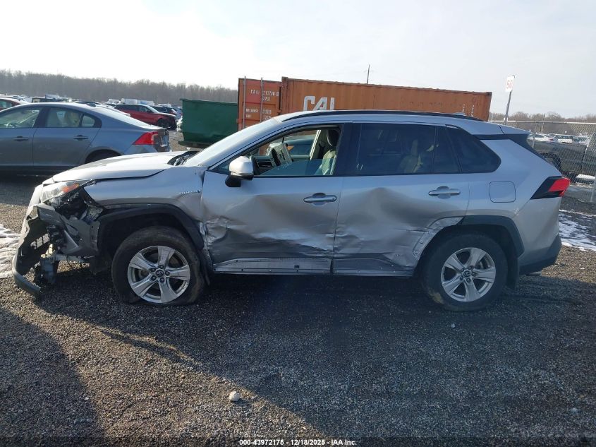 2020 Toyota Rav4 Hybrid Xle VIN: 2T3RWRFV5LW091750 Lot: 43972175