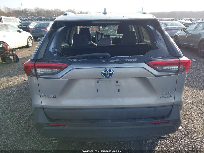 2020 Toyota Rav4 Hybrid Xle VIN: 2T3RWRFV5LW091750 Lot: 43972175