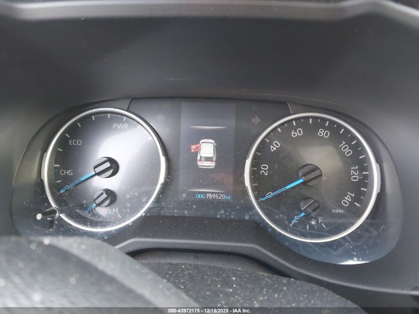 2020 Toyota Rav4 Hybrid Xle VIN: 2T3RWRFV5LW091750 Lot: 43972175