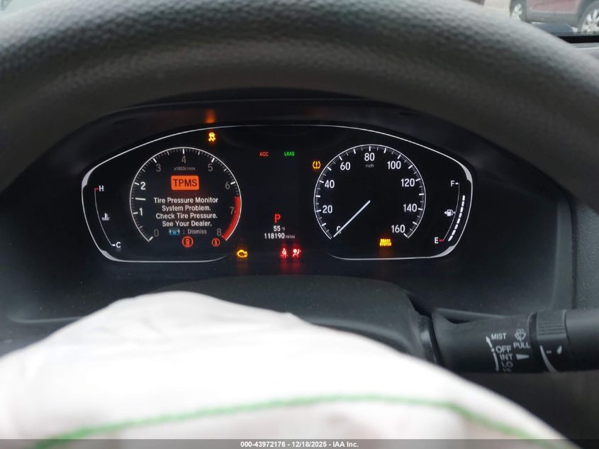 2019 Honda Accord Lx VIN: 1HGCV1F10KA072626 Lot: 43972176