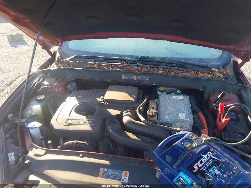 2013 Ford Fusion Hybrid Titanium VIN: 3FA6P0RU4DR277063 Lot: 43972181