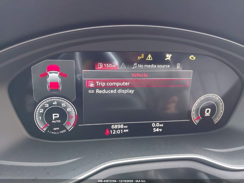 2024 Audi A5 Sportback Premium Plus 45 Tfsi Quattro S Tronic VIN: WAUFACF56RA097060 Lot: 43972194