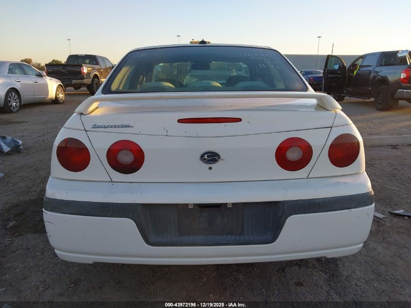 2004 Chevrolet Impala VIN: 2G1WF52E249205337 Lot: 43972196