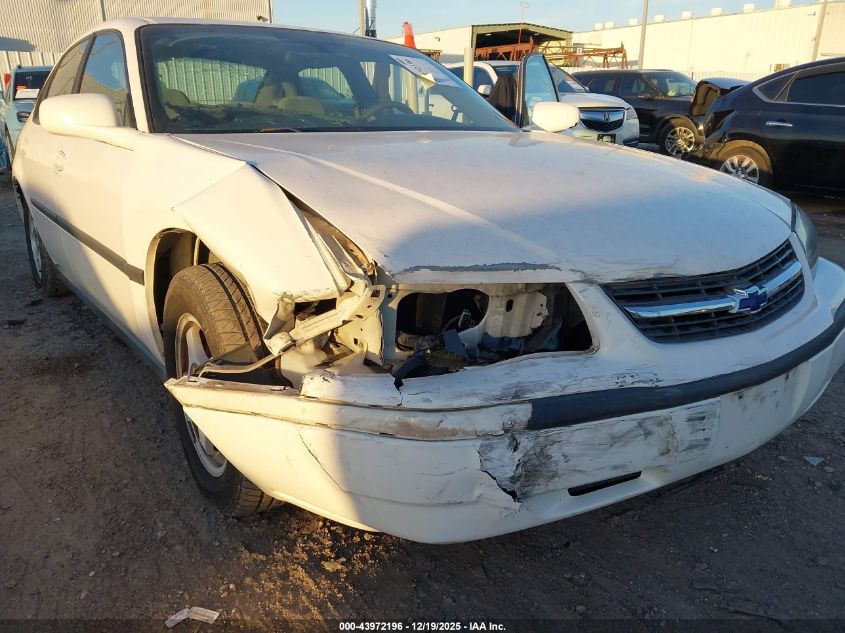 2004 Chevrolet Impala VIN: 2G1WF52E249205337 Lot: 43972196