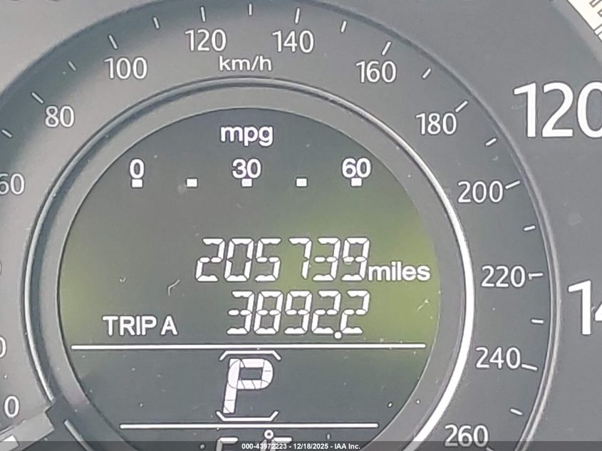 2013 Honda Accord Ex-L VIN: 1HGCR2F87DA012353 Lot: 43972223