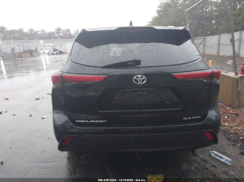 2023 Toyota Highlander Xle VIN: 5TDKDRBH0PS016257 Lot: 43972224