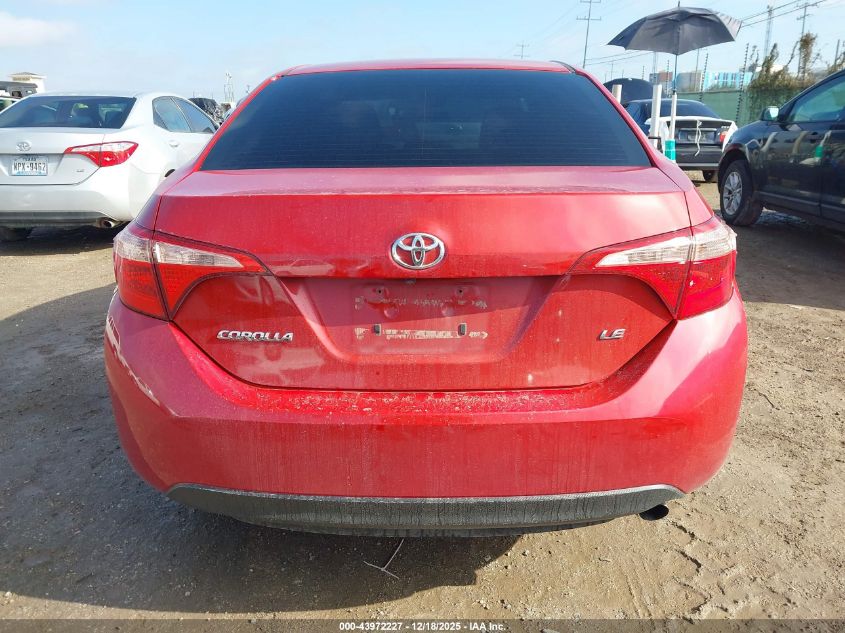 2017 Toyota Corolla Le VIN: 5YFBURHE0HP589442 Lot: 43972227