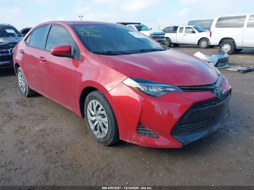 2017 Toyota Corolla Le VIN: 5YFBURHE0HP589442 Lot: 43972227