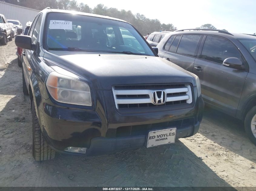 2007 Honda Pilot Ex-L VIN: 5FNYF28697B036156 Lot: 43972237