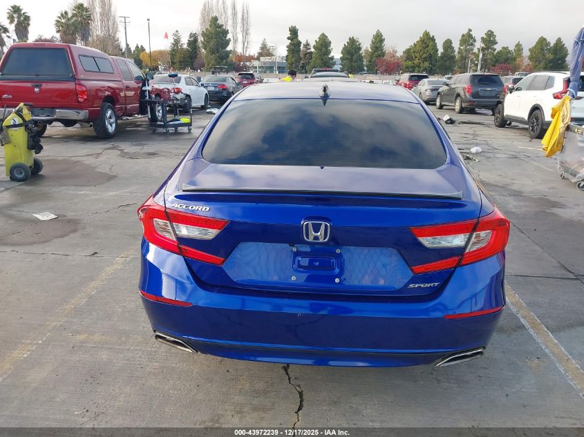 2022 Honda Accord Sport VIN: 1HGCV1F38NA036253 Lot: 43972239