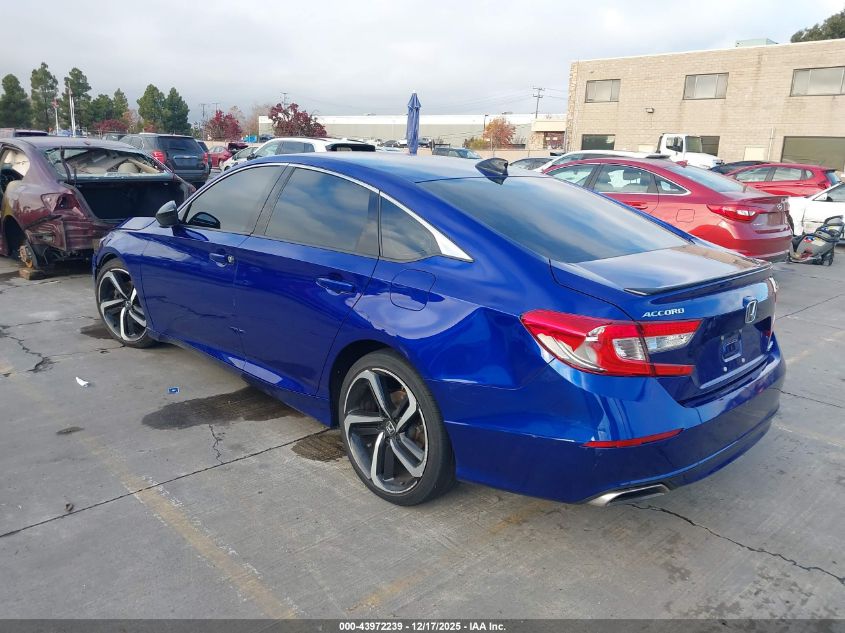 2022 Honda Accord Sport VIN: 1HGCV1F38NA036253 Lot: 43972239