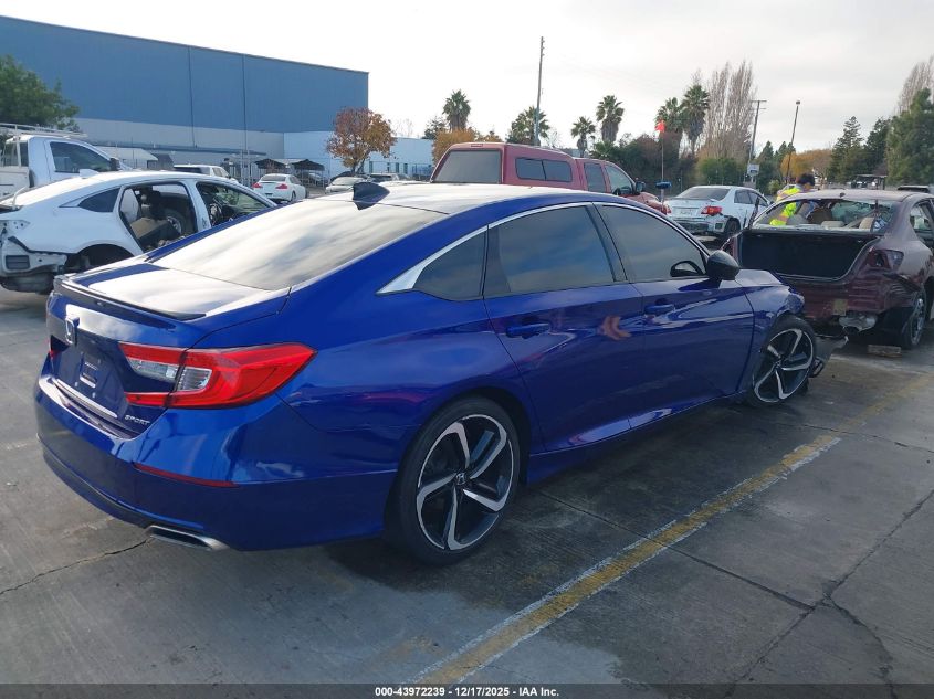 2022 Honda Accord Sport VIN: 1HGCV1F38NA036253 Lot: 43972239